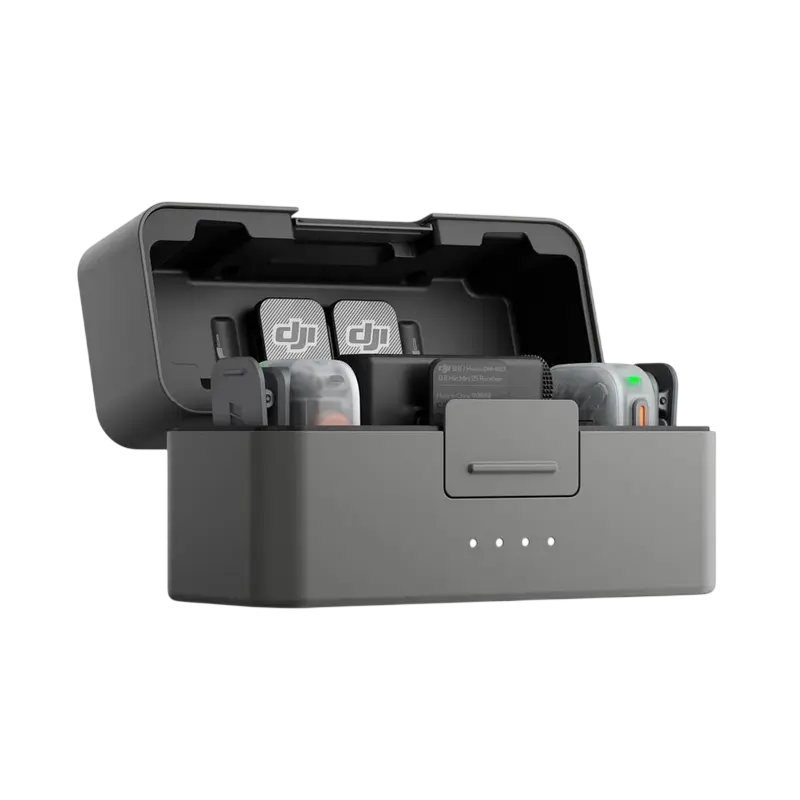 DJI Mic Mini 2S (2TX + 1RX + Charging Case), Black DJI Mic Mini 2S (2TX + 1RX + Charging Case), Black