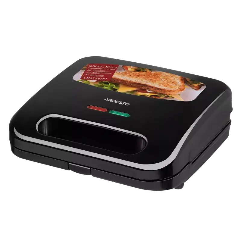 Aparat pentru sandwich Ardesto SM-H110BSN, Negru Aparat pentru sandwich Ardesto SM-H110BSN, Negru