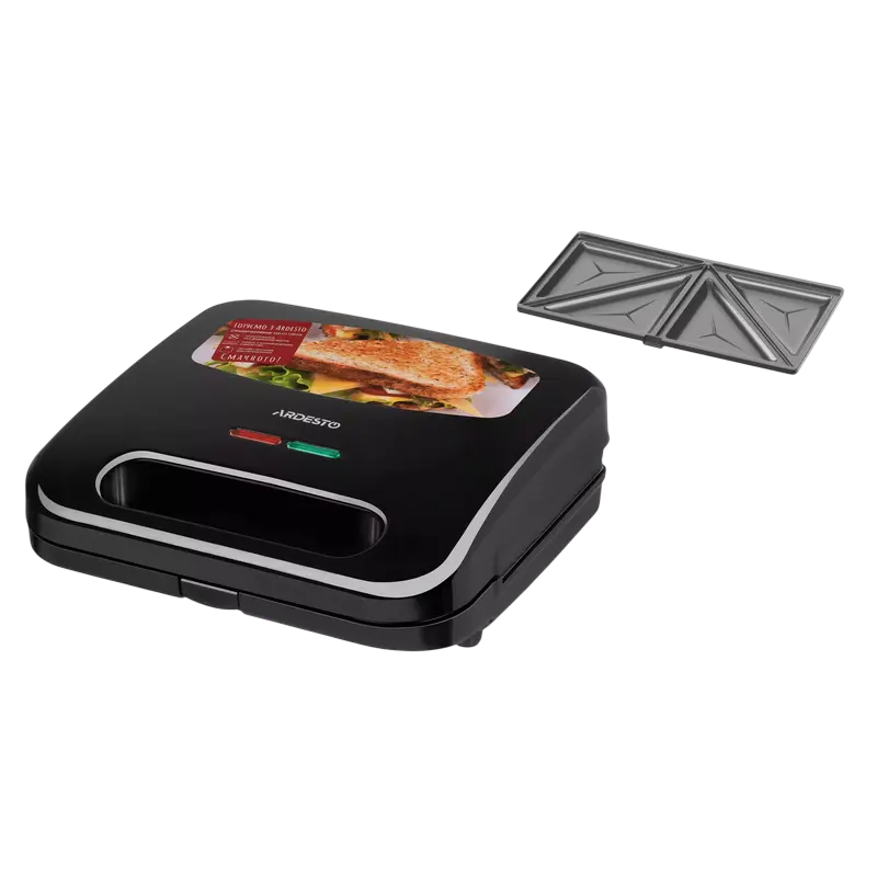 Aparat pentru sandwich Ardesto SM-H110BSN, Negru Aparat pentru sandwich Ardesto SM-H110BSN, Negru