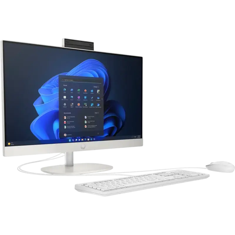 Computer All-in-One HP ProOne 240 G10, 23,8", Intel Core Ultra 5 125U, 8GB/512GB, Fără SO, Alb Computer All-in-One HP ProOne 240 G10, 23,8