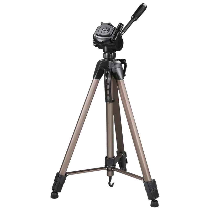 Trepied/Monopod HAMA Star 63, Cap panoramic cu 3 căi, Bej Trepied/Monopod HAMA Star 63, Cap panoramic cu 3 căi, Bej