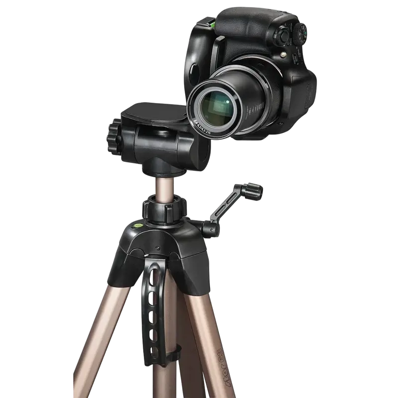 Trepied/Monopod HAMA Star 63, Cap panoramic cu 3 căi, Bej Trepied/Monopod HAMA Star 63, Cap panoramic cu 3 căi, Bej