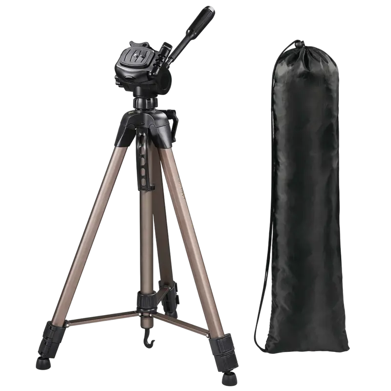 Trepied/Monopod HAMA Star 63, Cap panoramic cu 3 căi, Bej Trepied/Monopod HAMA Star 63, Cap panoramic cu 3 căi, Bej