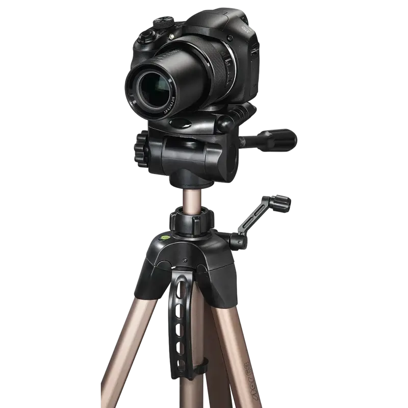 Trepied/Monopod HAMA Star 63, Cap panoramic cu 3 căi, Bej Trepied/Monopod HAMA Star 63, Cap panoramic cu 3 căi, Bej