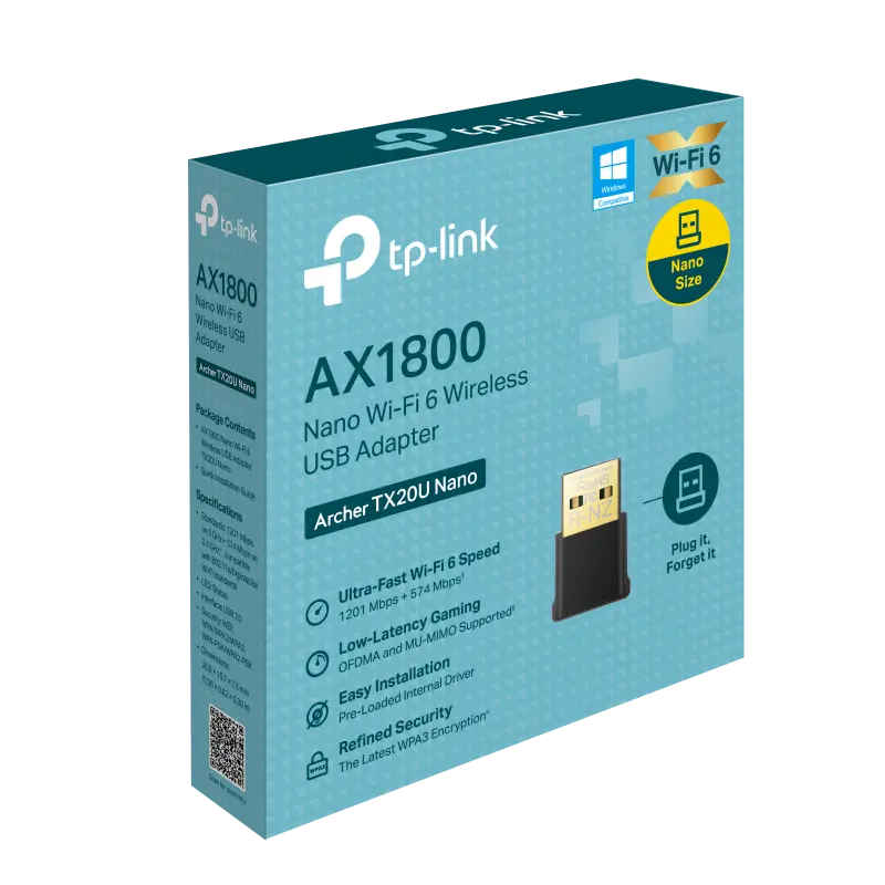 Adapter USB TP-LINK Archer TX20U Nano Adapter USB TP-LINK Archer TX20U Nano