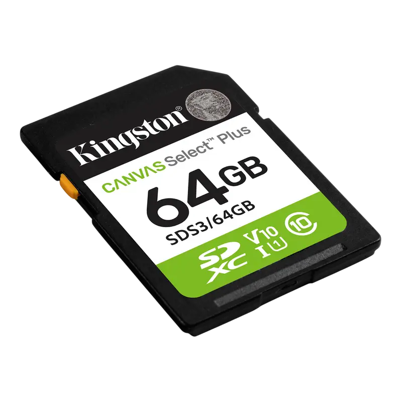 Card de Memorie Kingston Canvas Select Plus, 64GB (SDS3/64GB) Card de Memorie Kingston Canvas Select Plus, 64GB (SDS3/64GB)