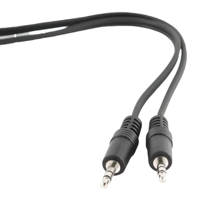 Cablu audio Cablexpert CCA-404, 3.5mm 3-pin (M) - 3.5mm 3-pin (M), 1,2m, Negru Cablu audio Cablexpert CCA-404, 3.5mm 3-pin (M) - 3.5mm 3-pin (M), 1,2m, Negru