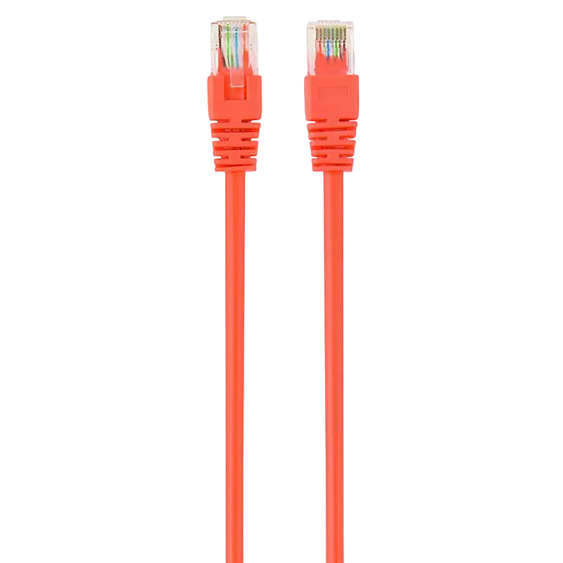 Patch cord Cablexpert PP12-0.5M/O, CAT5e UTP, 0,5m, Portocaliu Patch cord Cablexpert PP12-0.5M/O, CAT5e UTP, 0,5m, Portocaliu