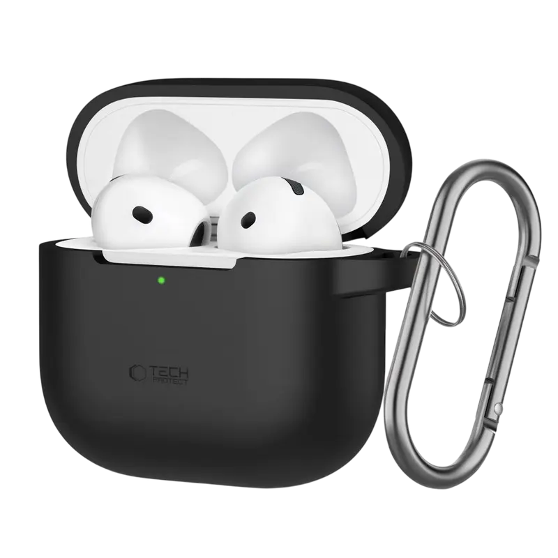 Чехол для Airpods Tech Protect Hook, Чёрный