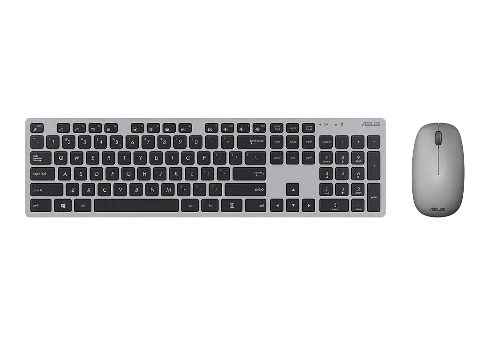 Set Tastatură + Mouse ASUS W5000, Fără fir, Gri Set Tastatură + Mouse ASUS W5000, Fără fir, Gri