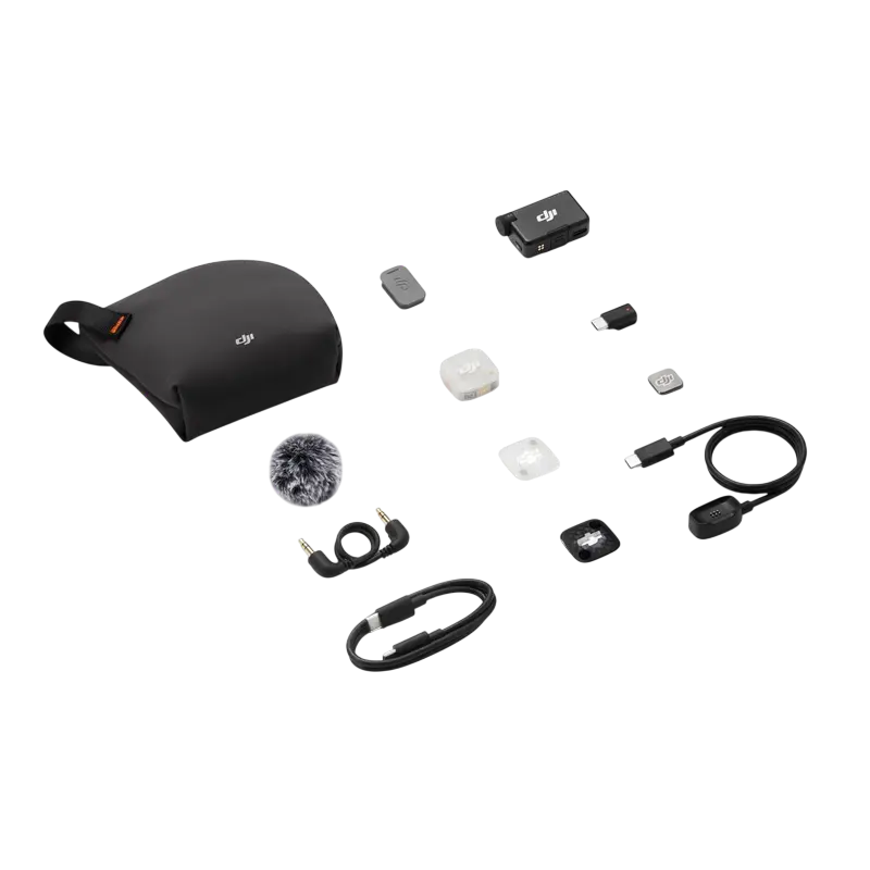 DJI Mic Mini 2S (1 TX + 1 RX), Black DJI Mic Mini 2S (1 TX + 1 RX), Black