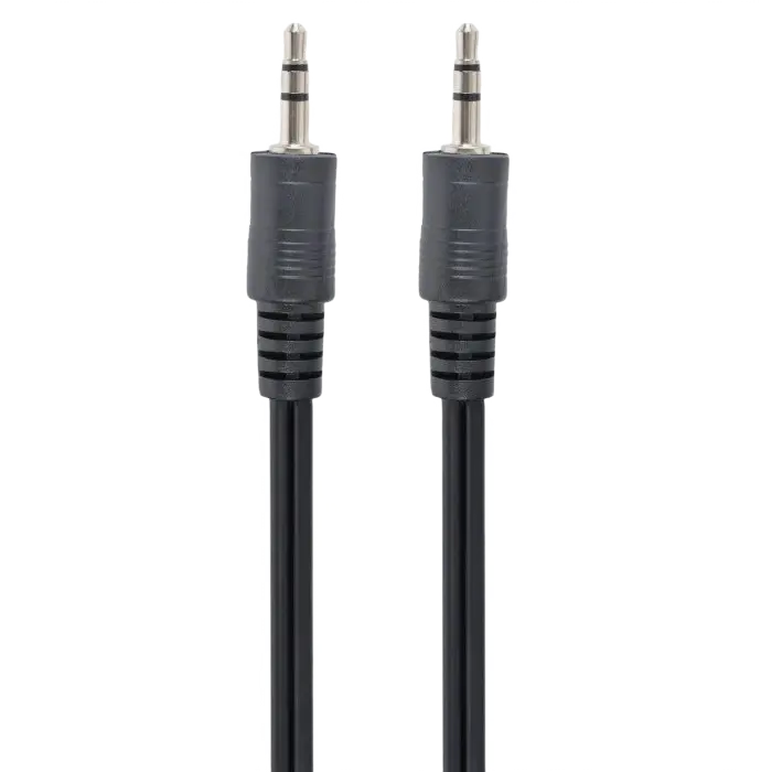 Cablu audio Cablexpert CCA-404-5M, 3.5mm 3-pin (M) - 3.5mm 3-pin (M), 5m, Negru Cablu audio Cablexpert CCA-404-5M, 3.5mm 3-pin (M) - 3.5mm 3-pin (M), 5m, Negru