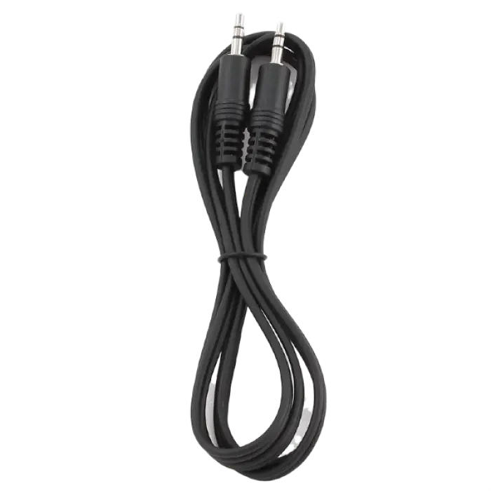 Cablu audio Cablexpert CCA-404-5M, 3.5mm 3-pin (M) - 3.5mm 3-pin (M), 5m, Negru Cablu audio Cablexpert CCA-404-5M, 3.5mm 3-pin (M) - 3.5mm 3-pin (M), 5m, Negru