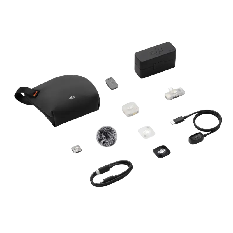 DJI Mic Mini 2S (1 TX + 1 Mobile RX + Charging Case), Black DJI Mic Mini 2S (1 TX + 1 Mobile RX + Charging Case), Black