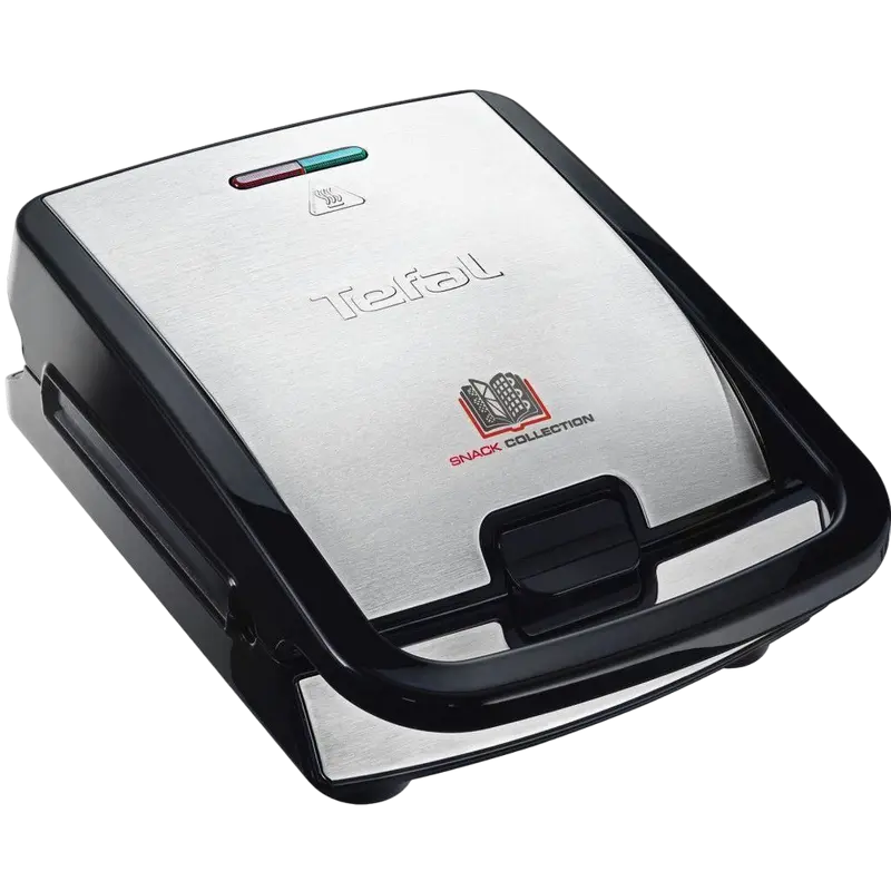 Aparat pentru sandwich multifunctional Tefal SW854D16, Negru / Argintiu Aparat pentru sandwich multifunctional Tefal SW854D16, Negru / Argintiu