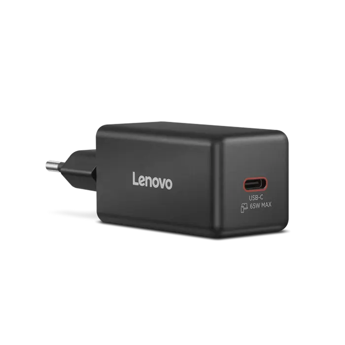 Lenovo USB-C 65W Mini GaN Charger, 1xUSB-C, (WxDxH): 61.25x32.6x32.6 mm, Weight: 110 g., USB-C cable Lenovo USB-C 65W Mini GaN Charger, 1xUSB-C, (WxDxH): 61.25x32.6x32.6 mm, Weight: 110 g., USB-C cable