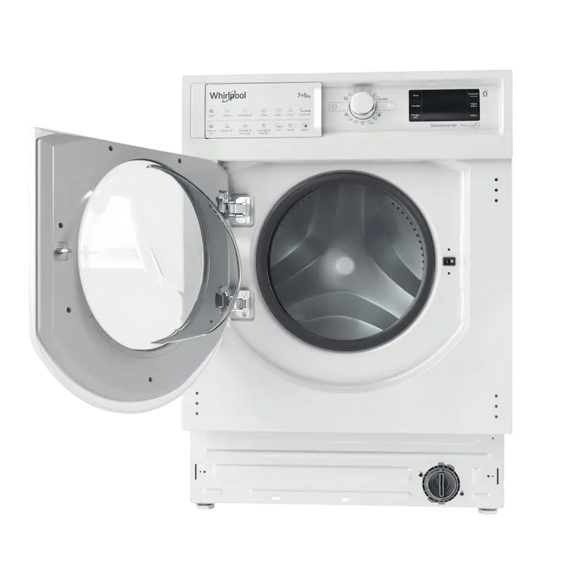 Стирально-сушильная машина Whirlpool BI WDWG 751482 EU N, 7кг, Белый Стирально-сушильная машина Whirlpool BI WDWG 751482 EU N, 7кг, Белый
