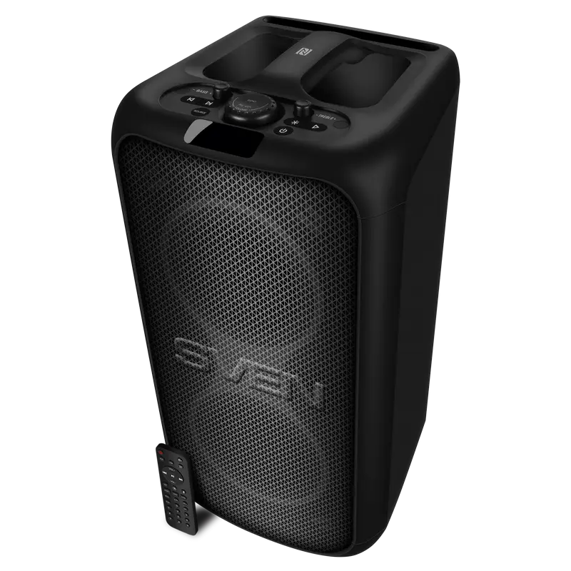 Partybox SVEN "PS-960" 180W, TWS, Bluetooth, FM, USB,LED-display, 6000mA*h, Black Partybox SVEN