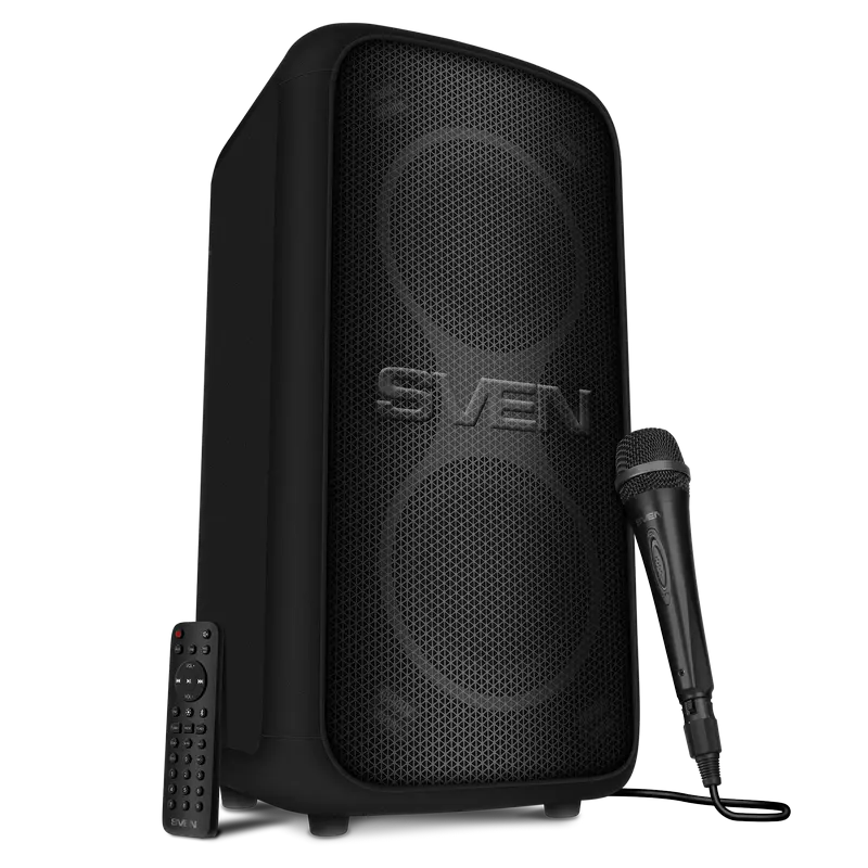 Partybox SVEN "PS-960" 180W, TWS, Bluetooth, FM, USB,LED-display, 6000mA*h, Black Partybox SVEN