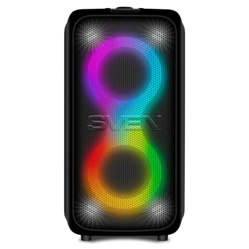 Partybox SVEN "PS-960" 180W, TWS, Bluetooth, FM, USB,LED-display, 6000mA*h, Black Partybox SVEN