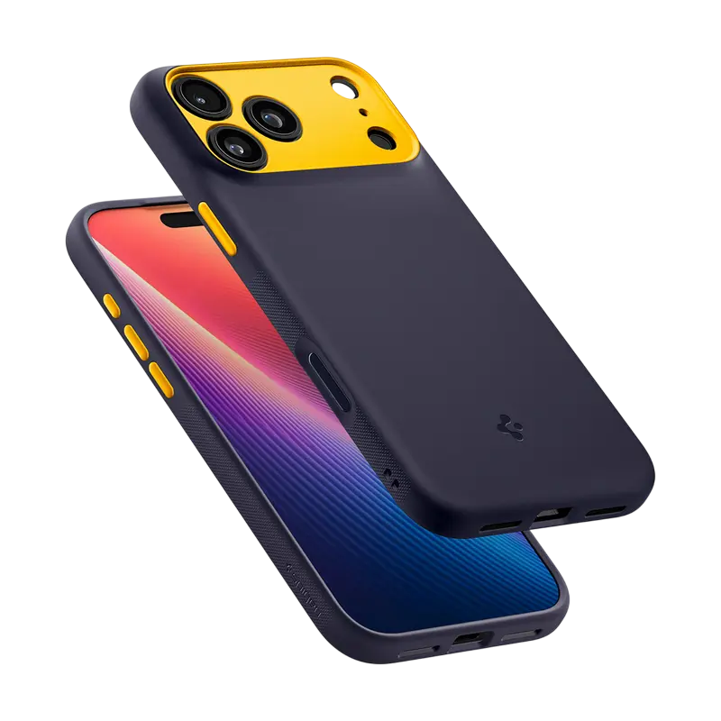 Чехол Spigen Nano Pop with MagSafe для Apple iPhone 17 Pro, Bluebery Navy Чехол Spigen Nano Pop with MagSafe для Apple iPhone 17 Pro, Bluebery Navy