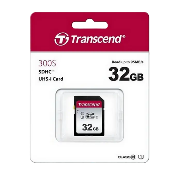 Card de Memorie Transcend SDHC Class 10, 32GB (TS32GSDC300S) Card de Memorie Transcend SDHC Class 10, 32GB (TS32GSDC300S)