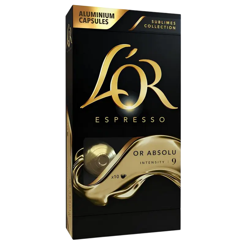 Cafea L'OR Espresso Or Absolu, 10 buc Cafea L'OR Espresso Or Absolu, 10 buc