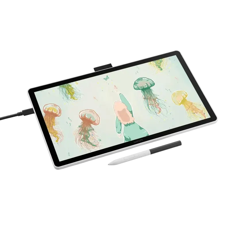 Tabletă Grafică Wacom ONE 14, Alb Tabletă Grafică Wacom ONE 14, Alb