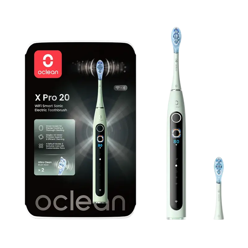 Periuță de dinți electrică Oclean X Pro 20, Verde Periuță de dinți electrică Oclean X Pro 20, Verde