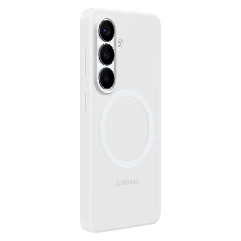 Husă Samsung Silicone Magnet Case pentru Galaxy S26, Alb Husă Samsung Silicone Magnet Case pentru Galaxy S26, Alb