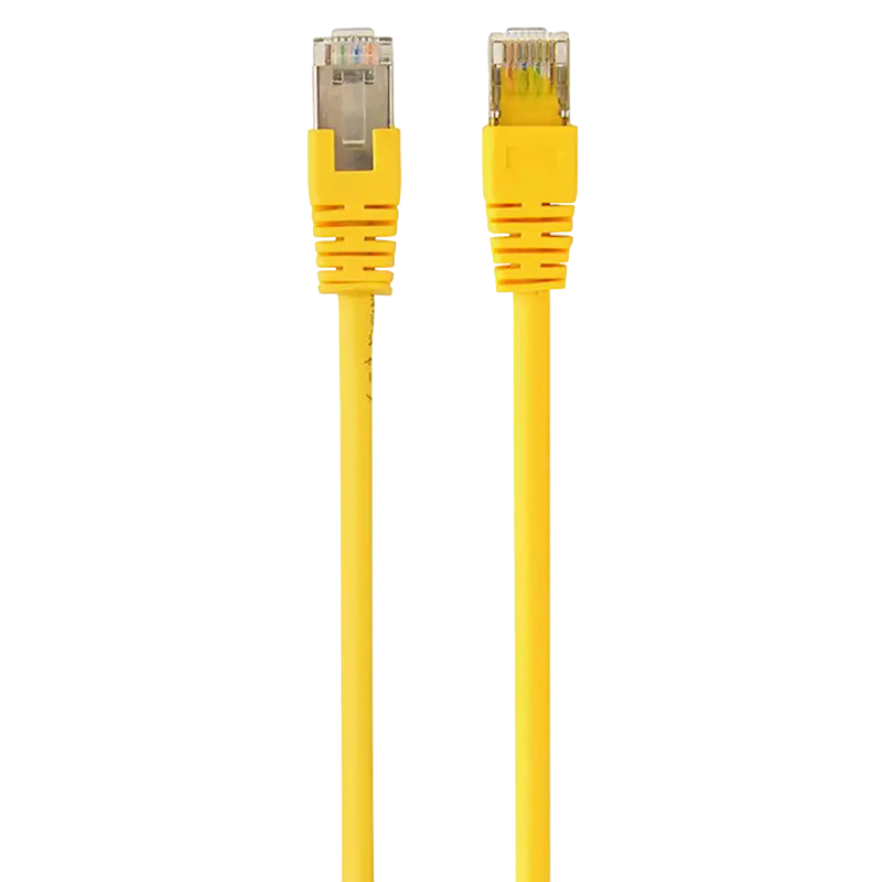 Patch cord Cablexpert PP22-0.5M/Y, Cat5e FTP, 0,5m, Galben Patch cord Cablexpert PP22-0.5M/Y, Cat5e FTP, 0,5m, Galben