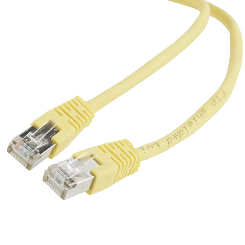 Patch cord Cablexpert PP22-0.5M/Y, Cat5e FTP, 0,5m, Galben Patch cord Cablexpert PP22-0.5M/Y, Cat5e FTP, 0,5m, Galben