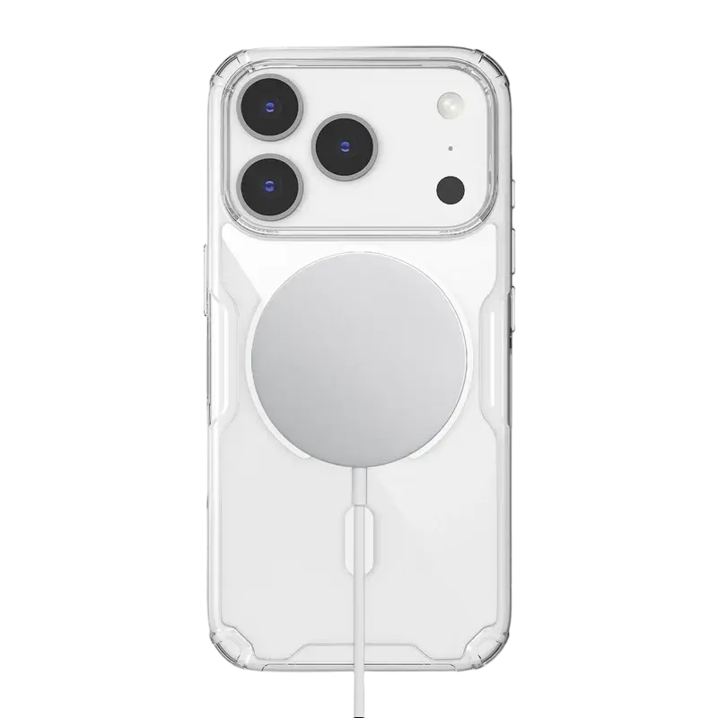 Чехол Nillkin Nature Pro Magnetic для Apple iPhone 17 Pro Max, Прозрачный Чехол Nillkin Nature Pro Magnetic для Apple iPhone 17 Pro Max, Прозрачный