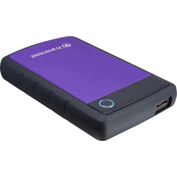 Внешний портативный жесткий диск Transcend StoreJet 25H3P, 1 ТБ, Серый/Фиолетовый (TS1TSJ25H3P) Внешний портативный жесткий диск Transcend StoreJet 25H3P, 1 ТБ, Серый/Фиолетовый (TS1TSJ25H3P)