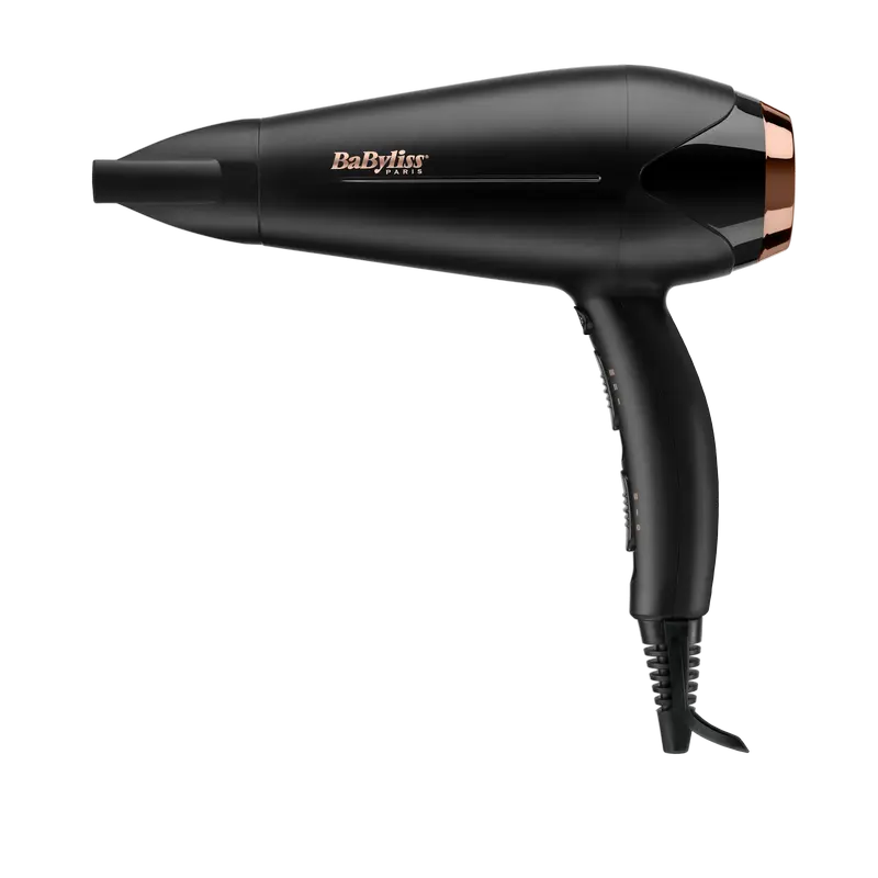 Uscător de păr BaByliss Turbo Shine D570DE, 2200 W, Negru Uscător de păr BaByliss Turbo Shine D570DE, 2200 W, Negru