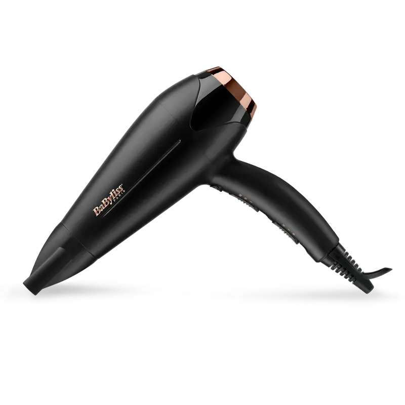 Uscător de păr BaByliss Turbo Shine D570DE, 2200 W, Negru Uscător de păr BaByliss Turbo Shine D570DE, 2200 W, Negru
