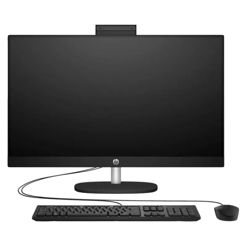 Computer All-in-One HP 27-cr1005ci, 27", Intel Core Ultra 7 155U, 16GB/512GB, FreeDOS, Negru Computer All-in-One HP 27-cr1005ci, 27", Intel Core Ultra 7 155U, 16GB/512GB, FreeDOS, Negru