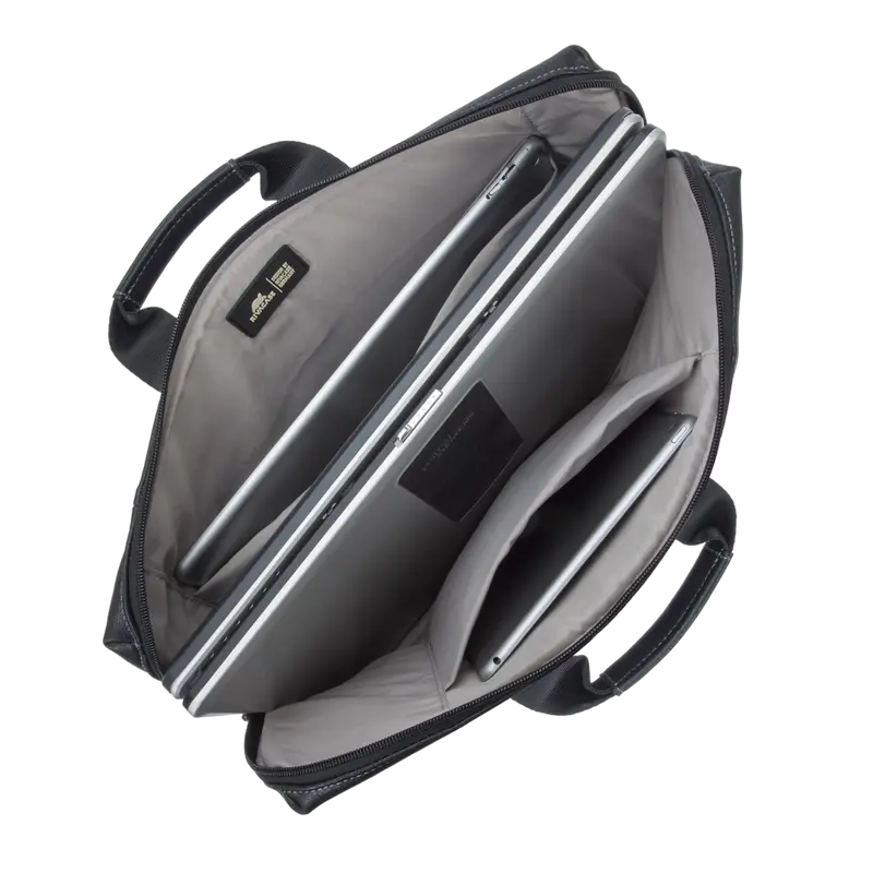 Сумка для ноутбука RivaCase Orly, 16", Полиэстер, Чёрный Сумка для ноутбука RivaCase Orly, 16