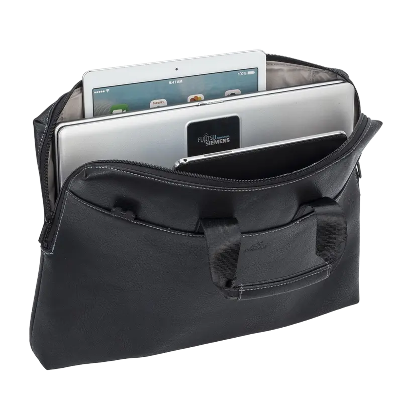 Сумка для ноутбука RivaCase Orly, 16", Полиэстер, Чёрный Сумка для ноутбука RivaCase Orly, 16