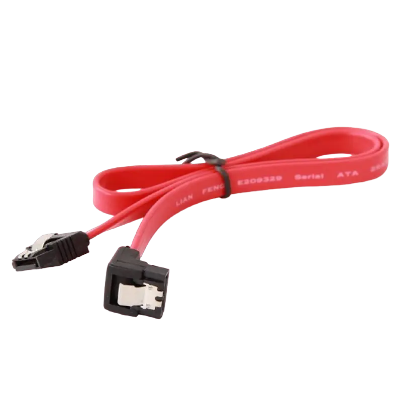 Кабель SATA Cablexpert CC-SATAM-DATA90-0.5M, Красный Кабель SATA Cablexpert CC-SATAM-DATA90-0.5M, Красный