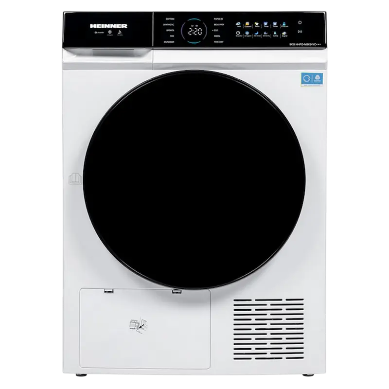 Uscător de rufe Heinner HHPD-M9K5IVC+++, 9kg, Alb Uscător de rufe Heinner HHPD-M9K5IVC+++, 9kg, Alb