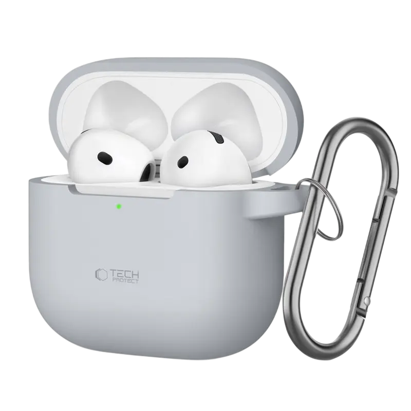 Чехол для Airpods Tech Protect Hook, Crayon Grey
