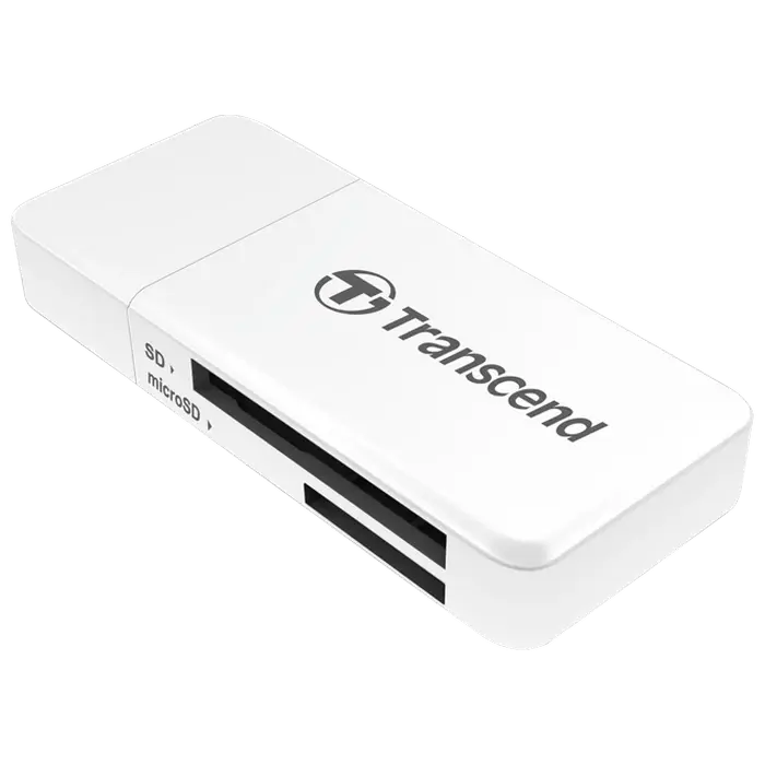 Кардридер Transcend TS-RDF5, USB Type-A, Белый Кардридер Transcend TS-RDF5, USB Type-A, Белый