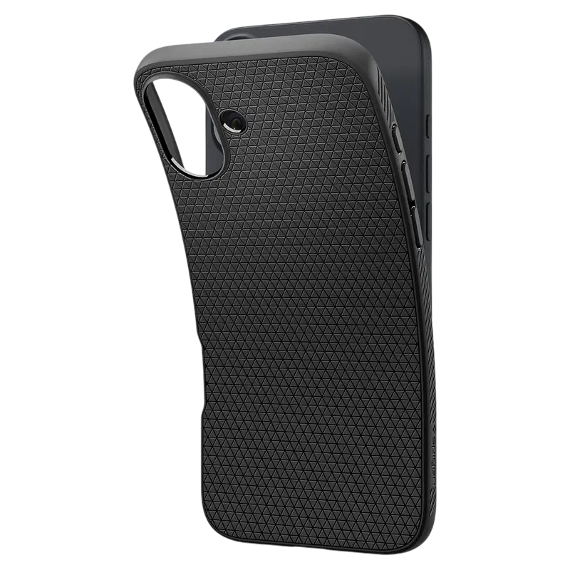 Husă Spigen iPhone 16 Plus Liquid Air, Negru mat Husă Spigen iPhone 16 Plus Liquid Air, Negru mat