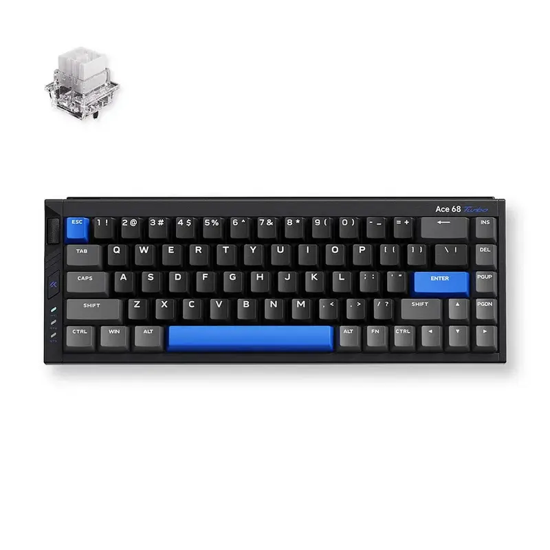 Клавиатура MCHOSE Ace 68 Turbo, Проводное, Cyber Black Клавиатура MCHOSE Ace 68 Turbo, Проводное, Cyber Black