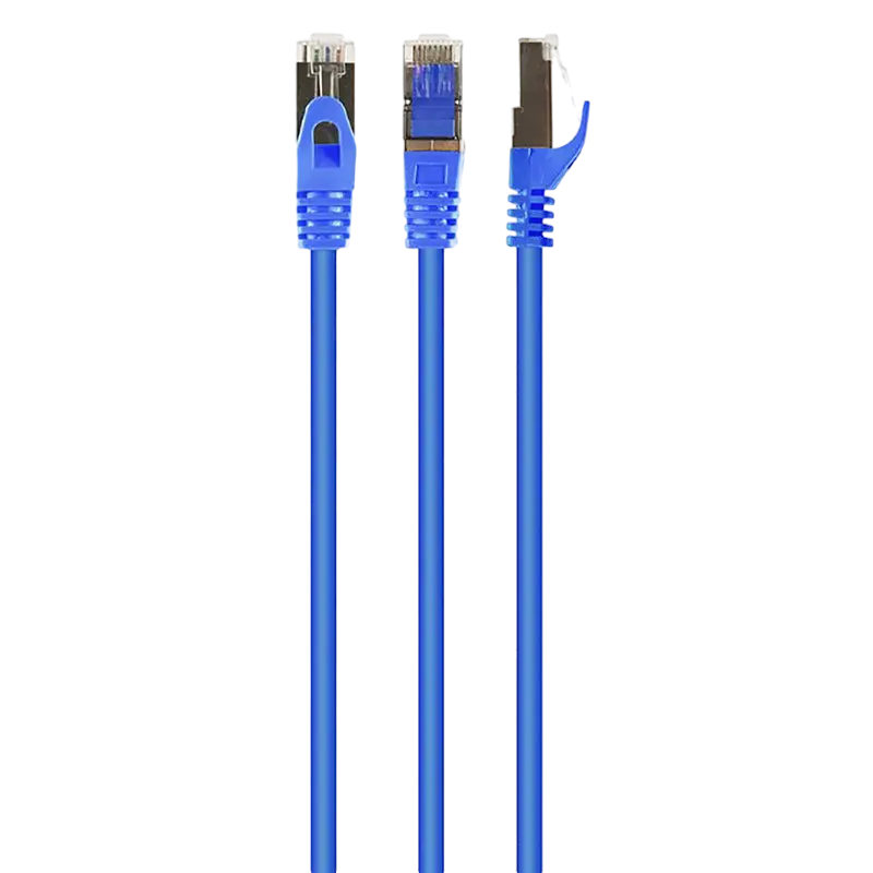 Patch cord Cablexpert PP6-3M/B, Cat6 FTP , 3m, Albastru Patch cord Cablexpert PP6-3M/B, Cat6 FTP , 3m, Albastru