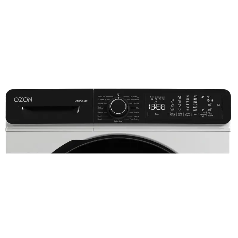 Сушильная машина OZON DO9PC5GDI, 9кг, Белый Сушильная машина OZON DO9PC5GDI, 9кг, Белый