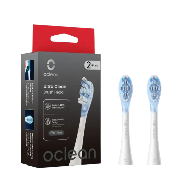 Plaque Control Brush Head Oclean Ultra UC03 W02 2-pk, White Plaque Control Brush Head Oclean Ultra UC03 W02 2-pk, White