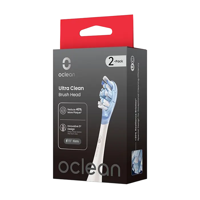 Plaque Control Brush Head Oclean Ultra UC03 W02 2-pk, White Plaque Control Brush Head Oclean Ultra UC03 W02 2-pk, White