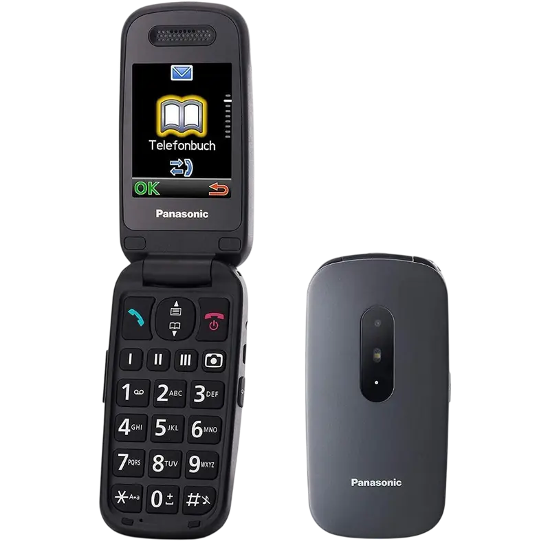 KX-TU446 Panasonic 2G Rubber Grey Clam Shell KX-TU446 Panasonic 2G Rubber Grey Clam Shell
